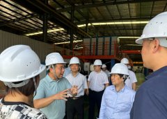 熱烈歡迎新余市水利局局長謝海峰一行領(lǐng)導(dǎo)蒞臨我司參觀指導(dǎo)！